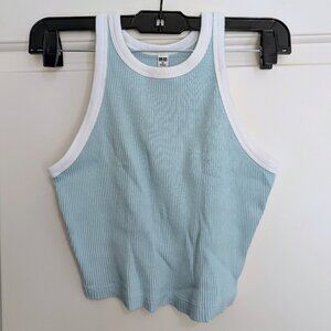 Uniqlo Ribbed Crop Tank Top